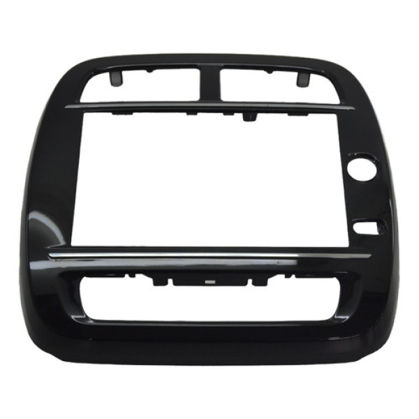 Moldura Central Multimidia Painel Renault Kwid 2025 Original Black Piano