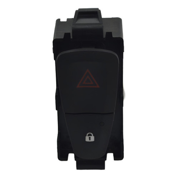 Botão Pisca Alerta Trava Destrava Sandero 2015 Logan Origina - Preto
