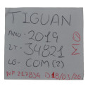 Comando Controle Ar Traseiro Vw Tiguan 2019 Origina