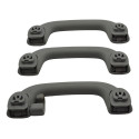 Kit Com 3 Puxador Alça Teto Pqp Hyundai Ix35 2011 Original Cinza