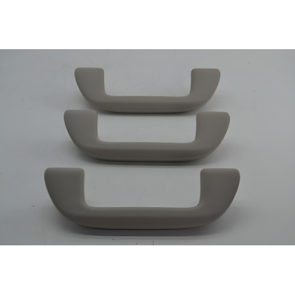 Kit Com 3 Puxador Alça Teto Pqp Honda City 2024 Original Cinza