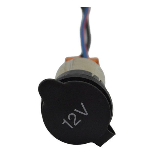 Tomada Energia 12v Console Central Ka 2017 Original Preto