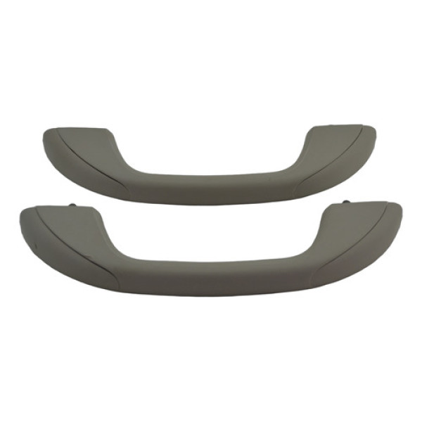 Par Puxador Aça Apoio Teto Pqp Kwid 2020 Original Bege