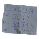 Luz Cortesia Interna Teto Toyota Corolla 2017 Original