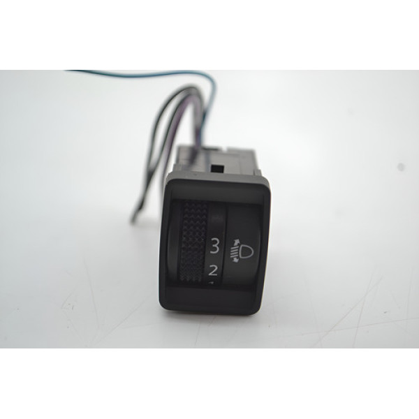 Botão Regulagem Farol Nissan Frontier 2020 2021 Original Preto Botão Regulagem Farol Nissan Frontier 2020 2021 Original Preto