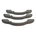 Kit 3 Puxador Alça Teto Pqp Interno Citroen C3 2012 Original
