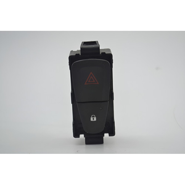 Botão Pisca Alerta Painel Renault Logan 2019 2020 Original - Preto