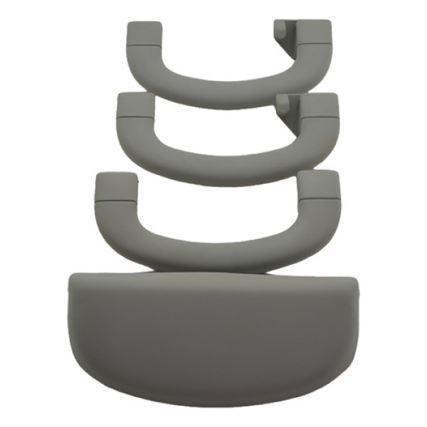 Kit 3 Puxador Alça Teto Pqp + Porta Oculos Punto 2014 Origin Bege