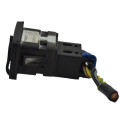 Entrada Conector Usb Console Fiat Uno 2012 Original - Preto
