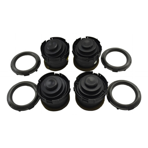 Kit 4 Difusor Saída Ar Painel Com Aro Aircross 2015 Original