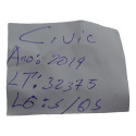 Par Presilha Suporte Quebra Sol Honda Civic 2019 Original