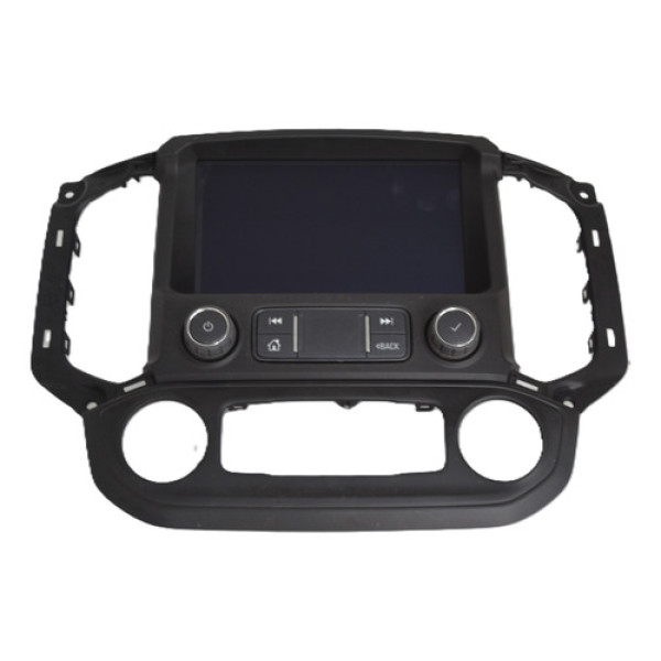 Tela Multimidia Painel C/moldura Gm S10 Trailblazer Original Preto