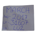 Luz Cortesia Interna Teto Nissan March 2017 Original