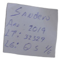 Quebra Sol Lado Esquerdo Motorista Sandero 2019 Original