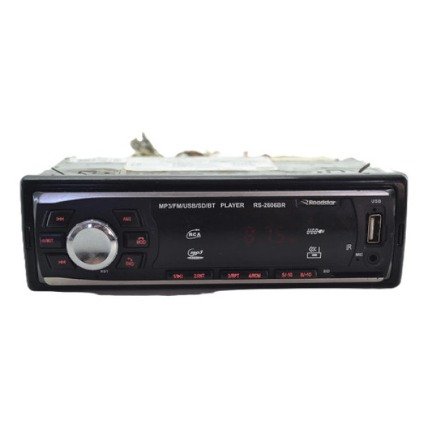 Radio Aparelho Som Roadstar Rs2606br Mp3 Usb Aux Bt