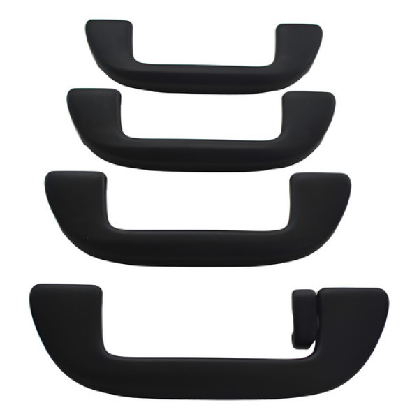 Kit Com 4 Puxador Alça Teto Pqp Honda Civic 2018 Original - Preto