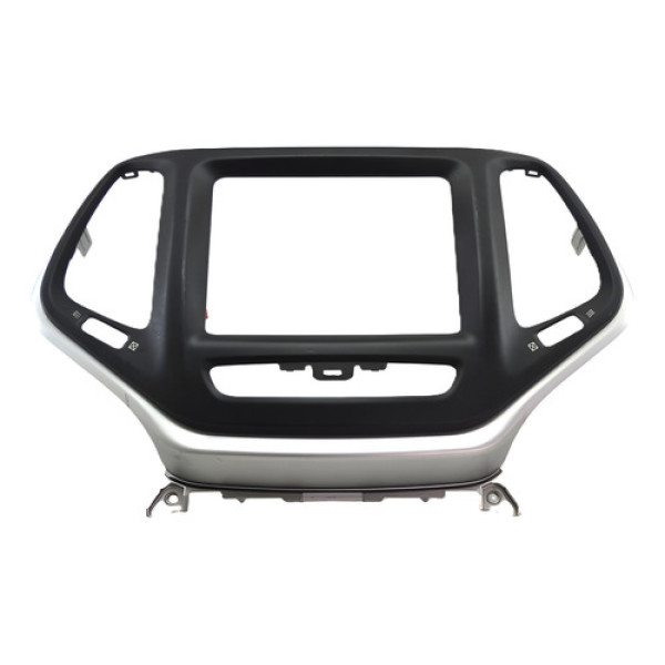 Moldura Central Painel Jeep Cherokee Trailhawk 2015 Original Preto Moldura Central Painel Jeep Cherokee Trailhawk 2015 Original Preto
