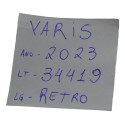 Espelho Retrovisor Interno Yaris 2023 Original