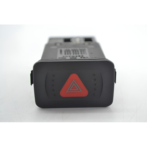 Botão Pisca Alerta Painel Vw Golf 2001 Bora Original Preto