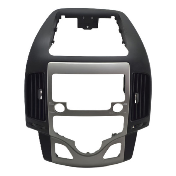 Moldura Central Radio Com Difusor Hyundai I30 2012 Original Preto