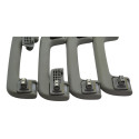 Kit 4 Puxador Interno Alça Teto Pqp Audi Q7 2016 Original Cinza