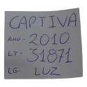 Luz Cortesia Interna Teto Chevrolet Captiva 2012 Original