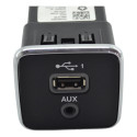 Entrada Conector Auxiliar Usb Console Fiat Argo 2023 Origina
