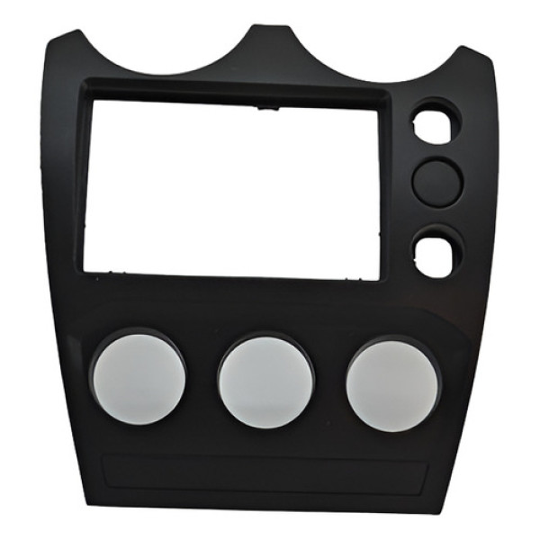 Moldura Central Radio Painel Ford Fiesta 2010 Original Preto