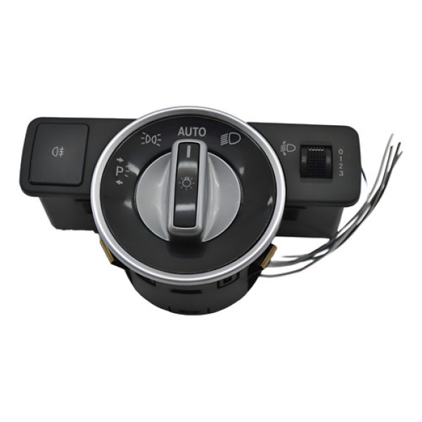 Botão Comando Luz Farol Painel Mercedes C180 2012 Original Preto