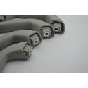 Kit 4 Puxador Alça Teto Pqp Captiva 2011 Original Cinza