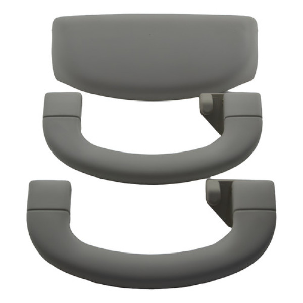 Kit 2 Pqp + Porta Oculos Fiat Punto Linea 2015 Original Cinza
