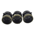 Kit 3 Difusor Ar Central Painel Argo Cronos Original Preto