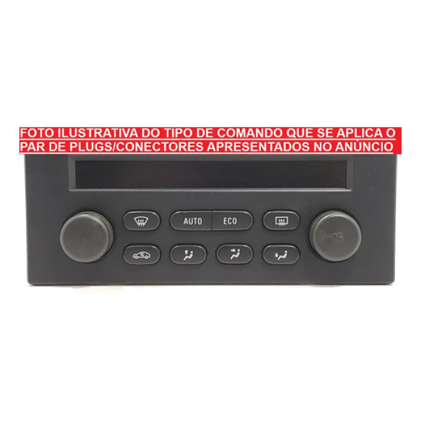 Par Plug Comando Ar Condicionado Digital Astra 2000 A 2012