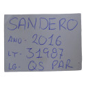 Par Quebra Sol Direito Esquerdo Renault Sandero 2016 Origina