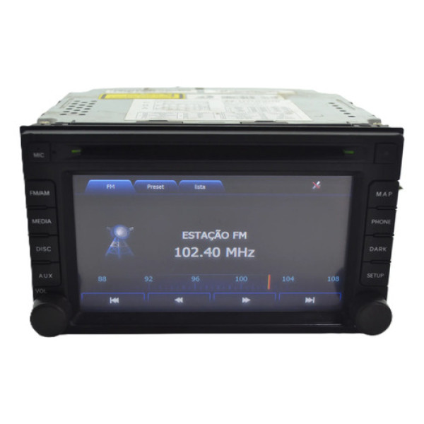 Tela Multimidia Painel Original Tucson 2014- Problema No Cd Preto