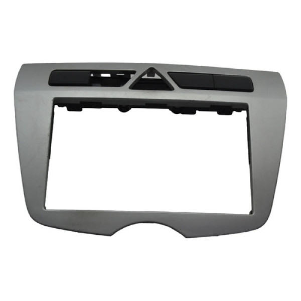 Moldura Radio Central Painel Picanto 2010 Original Prateado