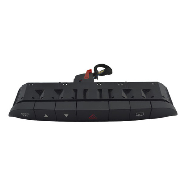 Botão Pisca Alerta Desembaçador Menu Fiat Mobi 2023 Original Preto