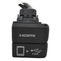 Entrada Conector Hdmi Console Civic 2020 Original Preto