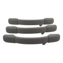 Kit 3 Puxador Alça Teto Pqp Interno C3 2008 Original Cinza