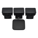Kit 4 Tampa Botão Falso Painel L200 Triton 2020 Original Preto