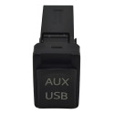 Entrada Conector Usb Auxiliar Console Corolla 2014 Original - Preto