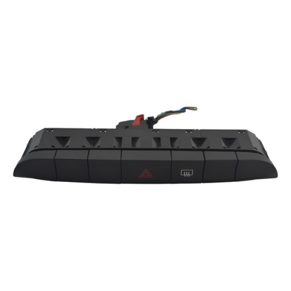 Botão Pisca Alerta Desembaçador Fiat Mobi 2018 Origina Preto