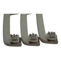 Kit 3 Puxador Alça Teto Pqp Ford Ranger 2022 Original Bege