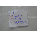Espelho Retrovisor Interno Citroen C3 2014 Original