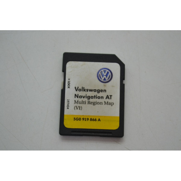 Cartao Navegacao Gps Volkswagen Golf 2013 Original