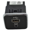 Entrada Conector Usb Auxiliar Fiat Cronos 2019 Argo Origina - Preto