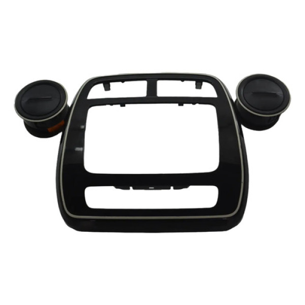 Kit Moldura Central Painel C/difusor Lateral Kwid Original Preto