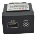 Entrada Conector Usb Auxiliar Hyundai Creta 2022 Original - Preto