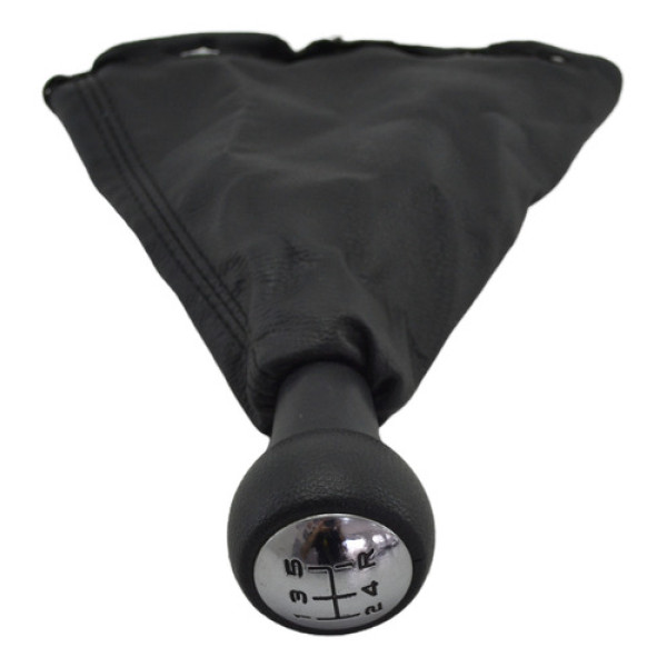 Manopla Cambio Manual Com Coifa C3 2011 Original Preto