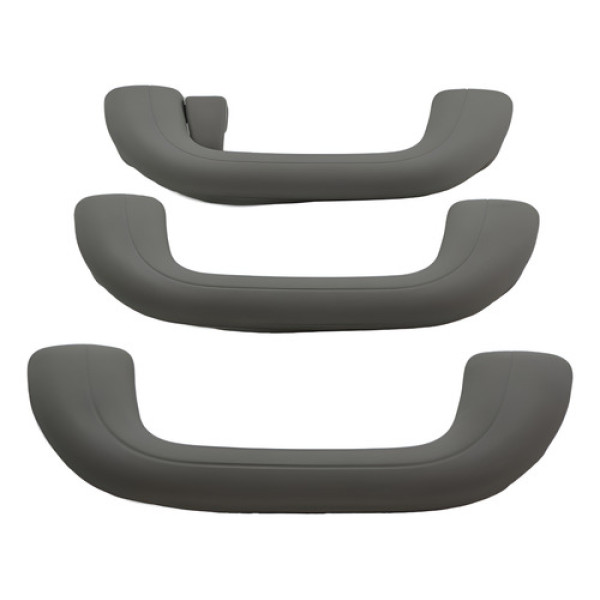 Kit 3 Puxador Alça Teto Pqp Kia Cerato 2019 Original Cinza-escuro